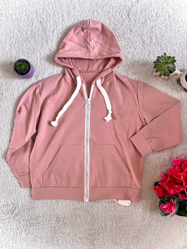 Bluza oversize pudrowa Litery