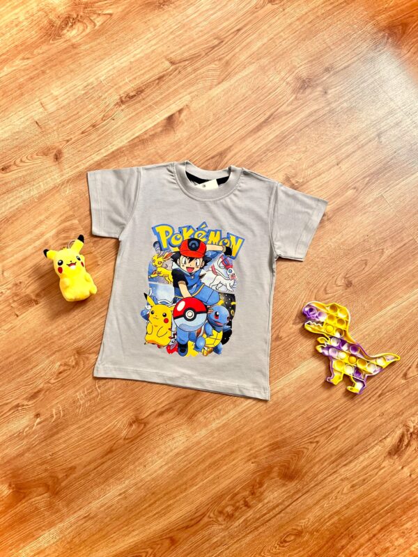 T-shirt szary Pokemony