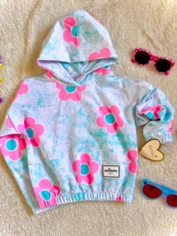 Bluza pastelowa kwiaty NANDO