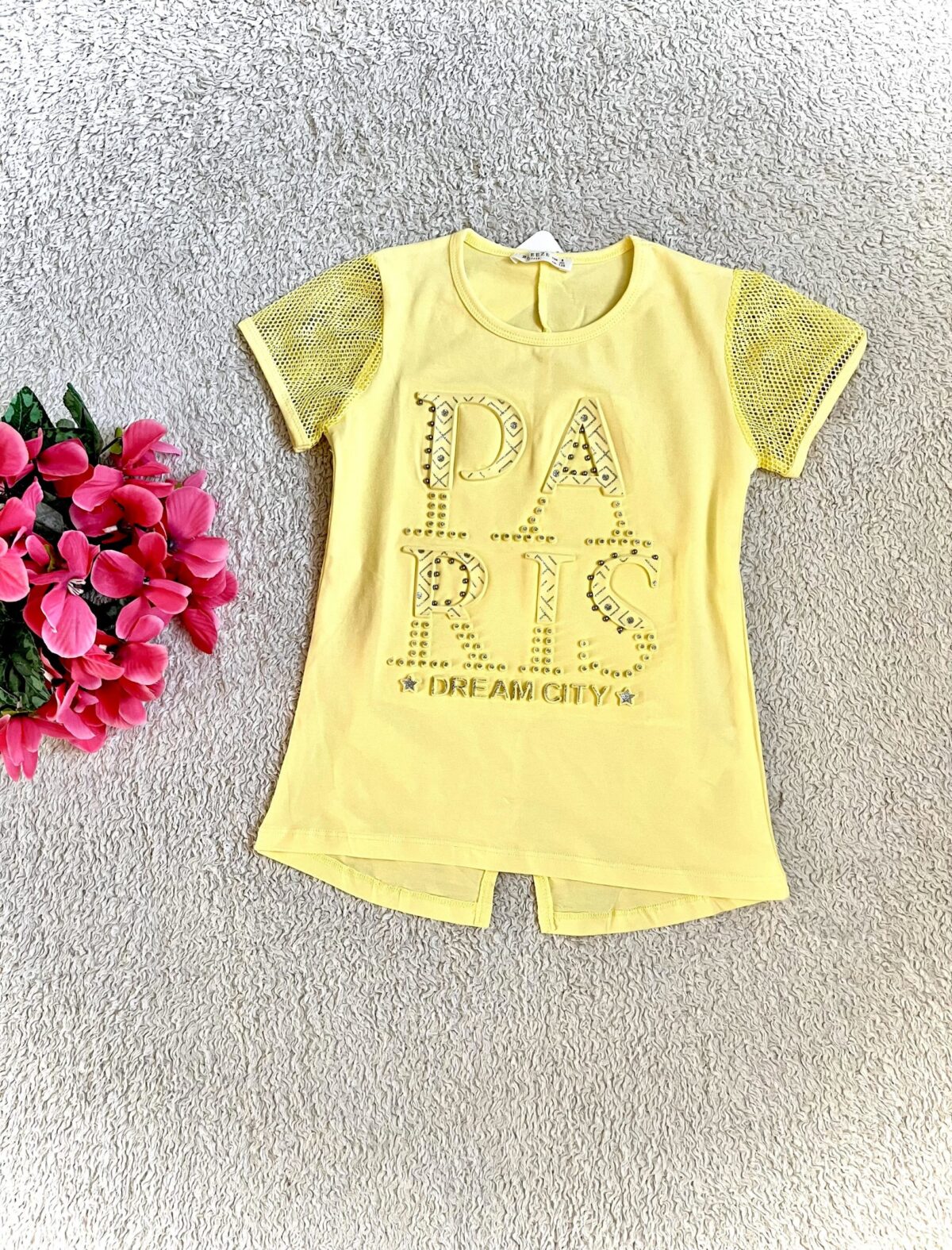 T-shirt pastelowy Paris