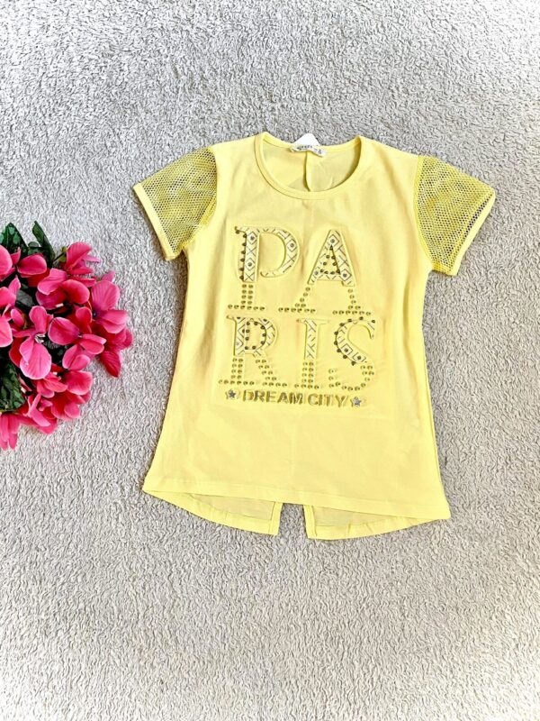 T-shirt pastelowy Paris