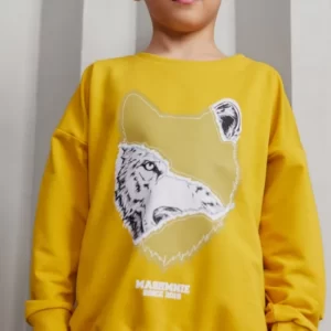 Bluza żółta Wilk MashMnie