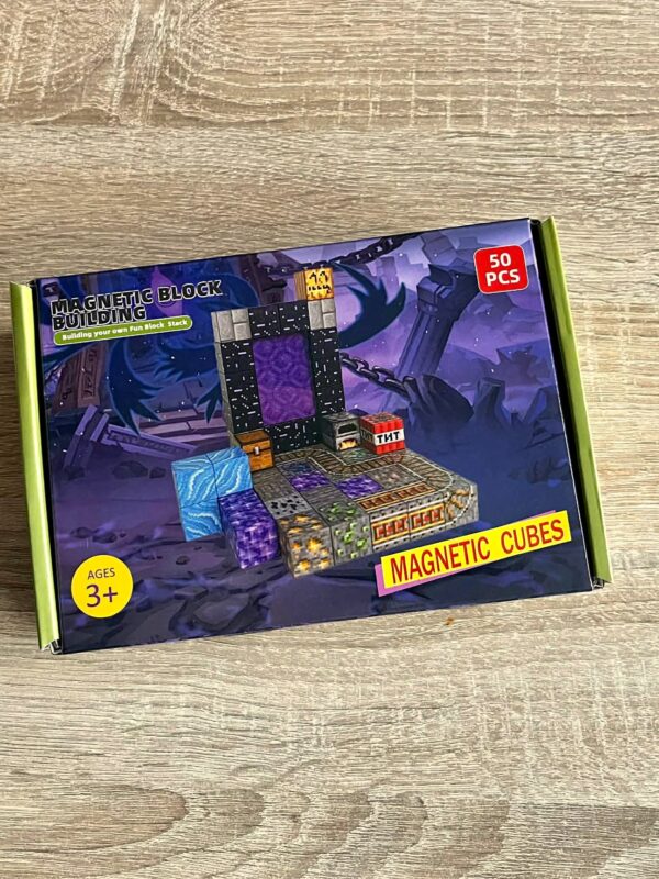 Klocki magnetyczne Minecraft 50 el.