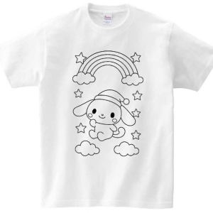 T-shirt Cinnamoroll do kolorowania + pisaki