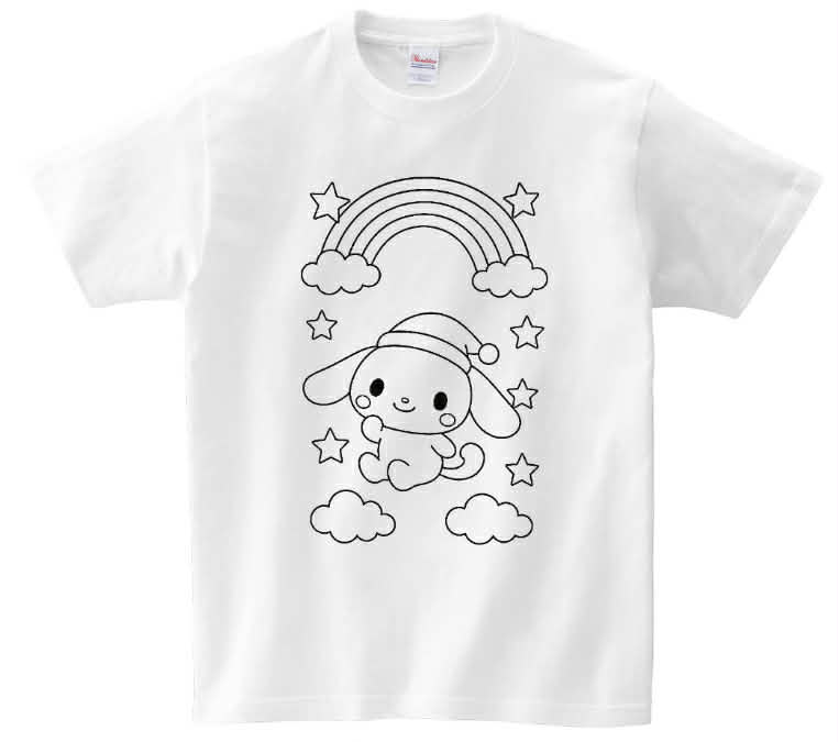T-shirt Cinnamoroll do kolorowania  + pisaki