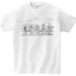 T-shirt 5 postaci Lego do kolorowania + pisaki