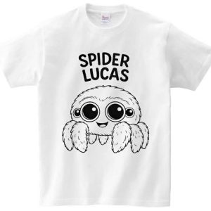 T-shirt Pająk Lucas do kolorowania + pisaki