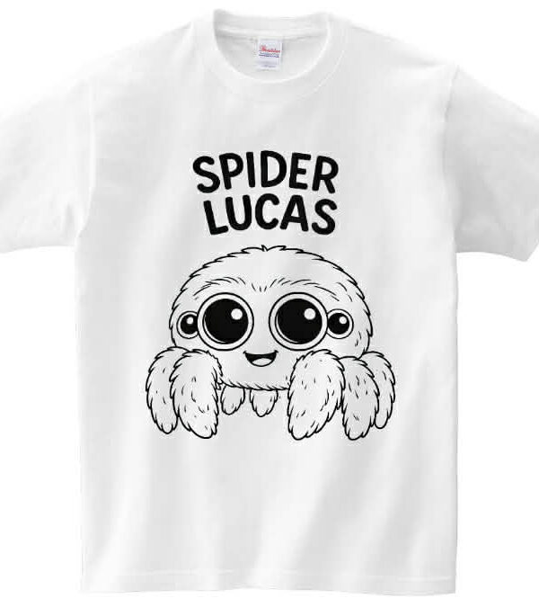 T-shirt Pająk Lucas do kolorowania + pisaki