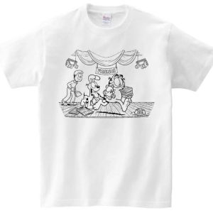 T-shirt Garfield friends do kolorowania + pisaki