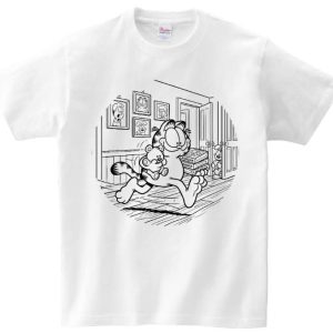 T-shirt Garfield z misiem do kolorowania + pisaki