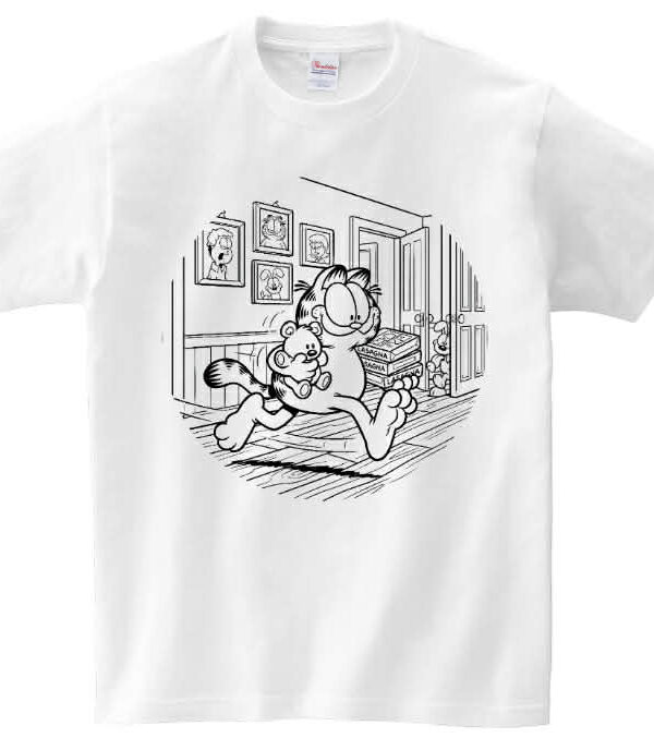 T-shirt Garfield z misiem do kolorowania + pisaki