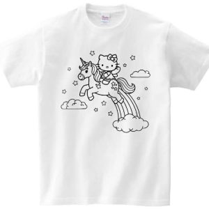T-shirt Hello Kitty do kolorowania + pisaki