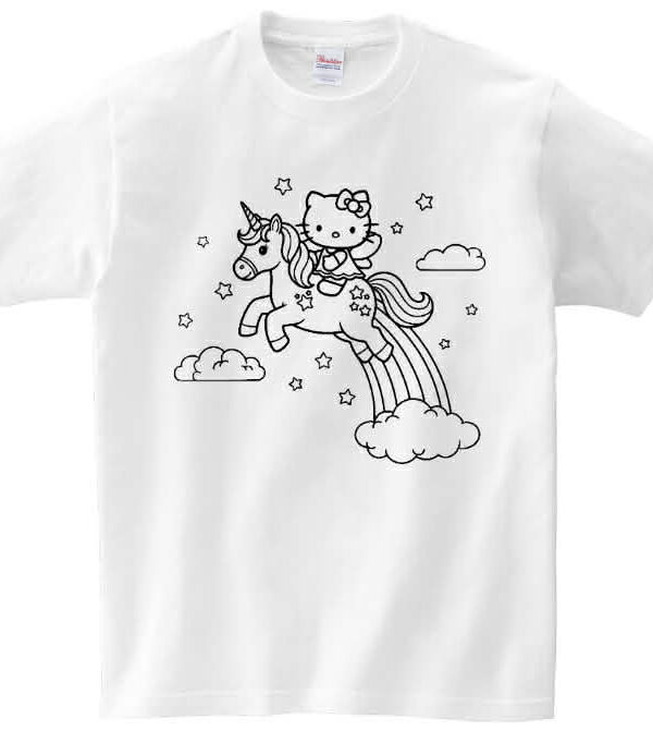 T-shirt Hello Kitty do kolorowania + pisaki