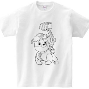 T-shirt Ruble do kolorowania + pisaki